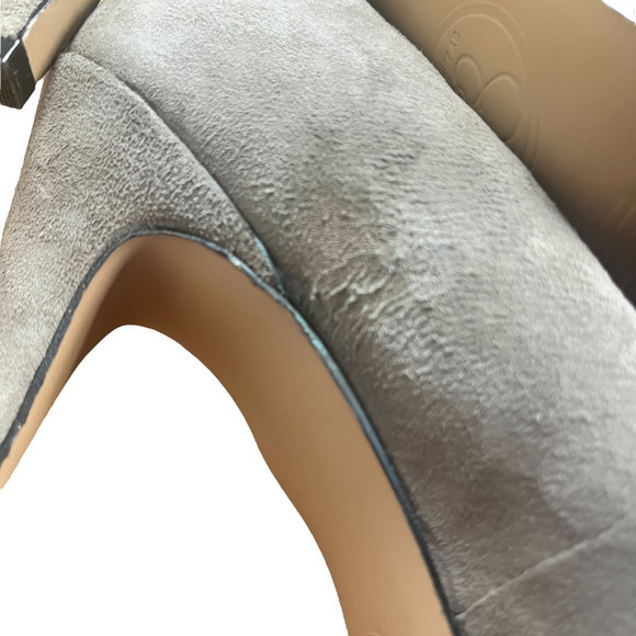 JS by Jessica Simpson Medium Tan Suede Pumps. Women's Size 6M Heels‎ - Picture 8 of 8
